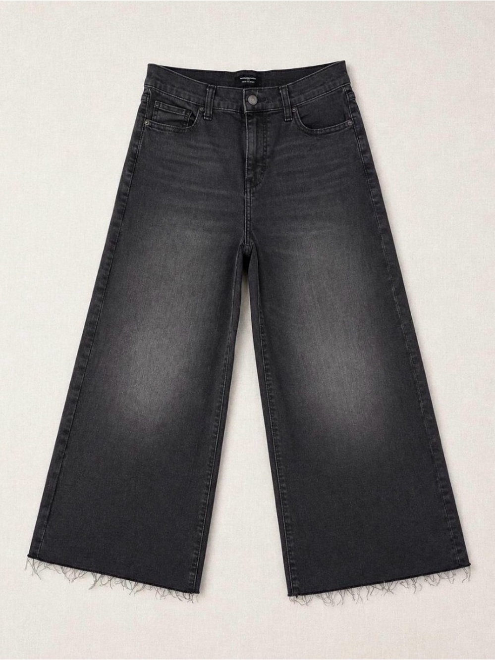 Banana Republic Wide-Leg Faded Black High-Rise Jeans - Classic Women’s Denim